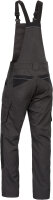 Leibwächter Dynamic-Line Latzhose anthrazit/schwarz