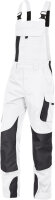Leibwächter Dynamic-Line Latzhose weiss/anthrazit