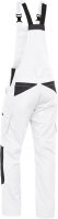Leibwächter Dynamic-Line Latzhose weiss/anthrazit