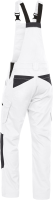 Leibwächter Dynamic-Line Latzhose weiss/anthrazit