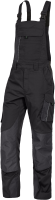 Leibwächter Dynamic-Line Latzhose schwarz/anthrazit