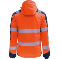 VW268, Winter-Softshelljacke Orange/Marine