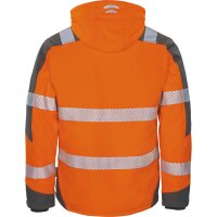 VW268, Winter-Softshelljacke Orange/Grau
