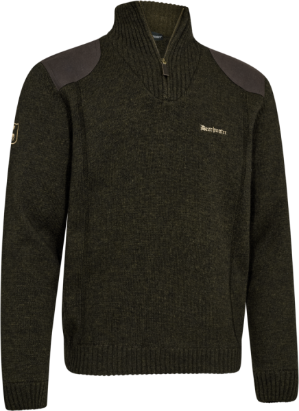 Deerhunter Finley Strickpullover mit ½-Reißverschluss