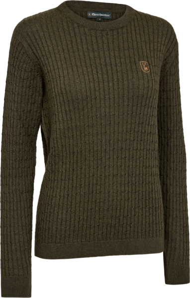 Deerhunter Lady Harrington Zopfmuster Strickpullover