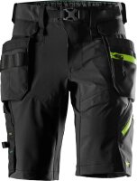 Snickers Workwear Stretch-Shorts mit abnehmbaren...
