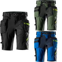 Snickers Workwear Stretch-Shorts mit abnehmbaren...