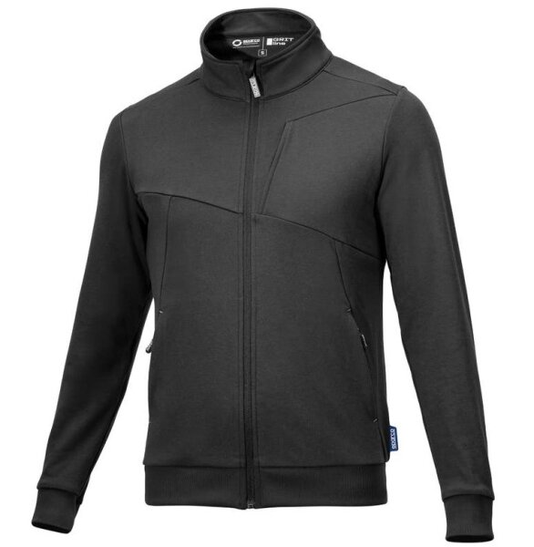 Sparco Workwear SWEATSHIRT FULL ZIP PLATA dark grey