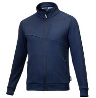 Sparco Workwear SWEATSHIRT FULL ZIP PLATA blue navy