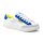 Sparco S-TIME SNEAKER weiß/blau/gelb