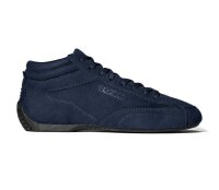 Sparco S‑DRIVE MID SNEAKER Wildlederoptik marineblau