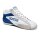 Sparco S-DRIVE MID SNEAKER Wildlederoptik weiss/marineblau
