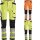 Snickers Workwear Warnschutz-Stretchhose mit Holstertaschen Warnschutzklasse 2