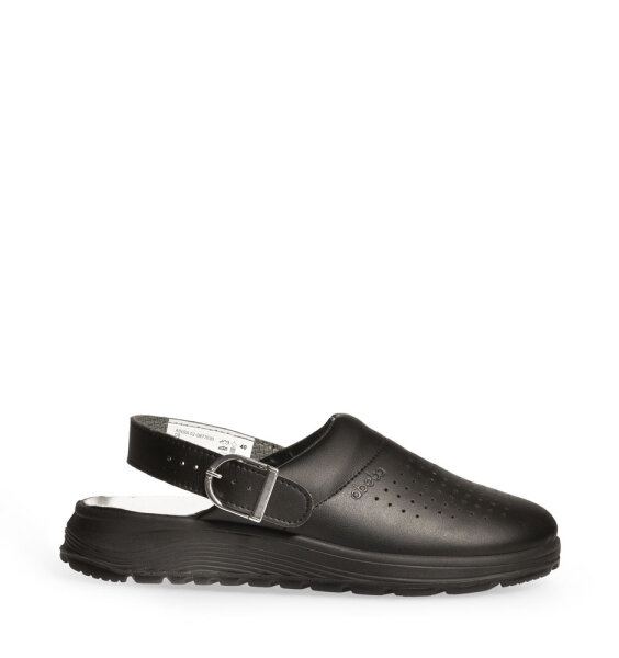 Abeba Berufsschuhe Clog ACTIVE 87030 Schwarz perforiert OB