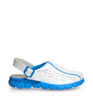Abeba Berufsschuhe Clog DYNAMIC 7312 Weiß-Blau OB