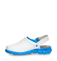 Abeba Berufsschuhe Clog DYNAMIC 7312 Weiß-Blau OB