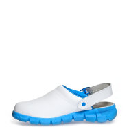 Abeba Berufsschuhe Clog DYNAMIC 37312 Weiß-Blau OB ESD