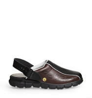 Abeba Berufsschuhe Clog DYNAMIC 37315 Schwarz-Braun OB ESD