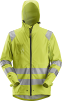 Snickers Workwear PU Regen-Arbeitsjacke Warnschutzklasse 3