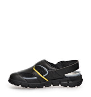 Abeba Berufssandalen DYNAMIC 37343 Schwarz-Gelb OB ESD