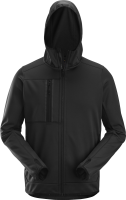 Snickers Workwear Fleece-Kapuzenjacke mit durchgehendem...