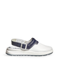 Abeba Berufsschuhe Clog EASY 2.0 87622 Weiß-Blau OB