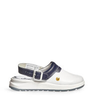 Abeba Berufsschuhe Clog EASY 2.0 837622 Weiß-Blau...