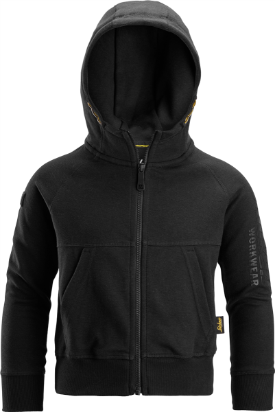 Snickers Workwear Junior Kapuzenjacke mit durchgehendem Reißverschluss und Logo