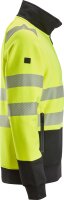 Snickers Workwear Jacke mit durchgehendem Reißverschluss Warnschutzklasse 2 Warngelb/Schwarz