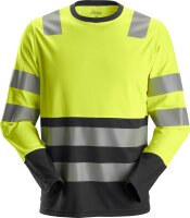 Snickers Workwear Langarm-Shirt Warnschutzklasse 2