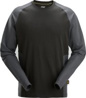 Snickers Workwear Zweifarbiges Shirt mit langem Arm