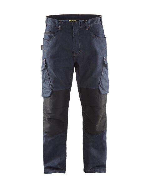 Blakläder 1497 Service Arbeitshose Denim Stretch Marineblau/Schwarz