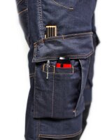 Blakläder 1497 Service Arbeitshose Denim Stretch Marineblau/Schwarz