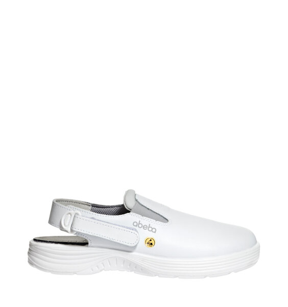 Abeba Berufshalbschuhe X-Light 7131130 Weiß OB ESD