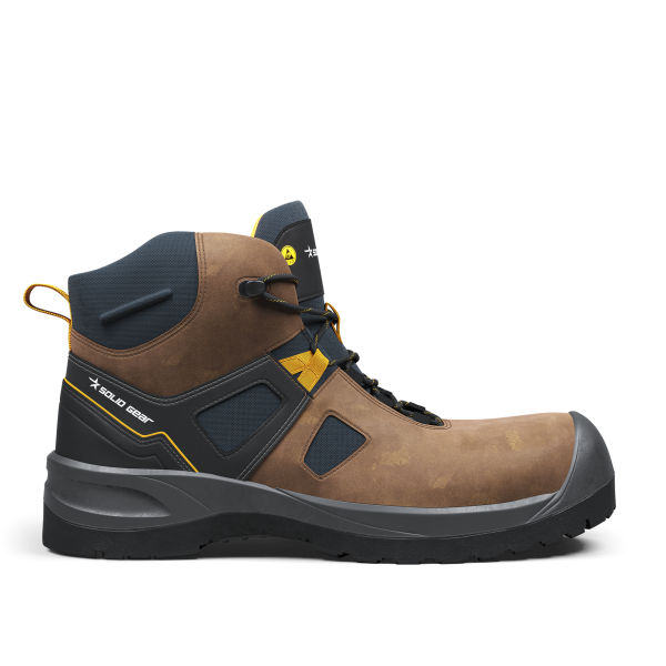 Solid Gear Sicherheitstiefel S3L Essence Mid Brown