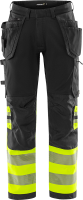 Fristads High Vis Green Handwerker Stretchhose Kl. 1 2643...