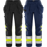 Fristads High Vis Green Handwerker Stretchhose Damen Kl....
