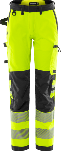 Fristads High Vis Green Handwerker Stretchhose Damen Kl. 2 2664 GSTP