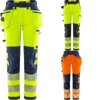 Fristads High Vis Green Handwerker Stretchhose Damen Kl....
