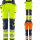 Fristads High Vis Green Handwerker Stretchhose Damen Kl. 2 2664 GSTP
