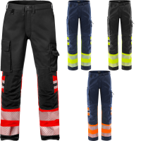 Fristads High Vis Stretch-Hose Kl. 1 2705 PLU