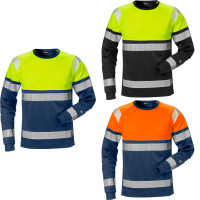 Fristads High Vis T-Shirt Langarm Kl. 1 7519 THV