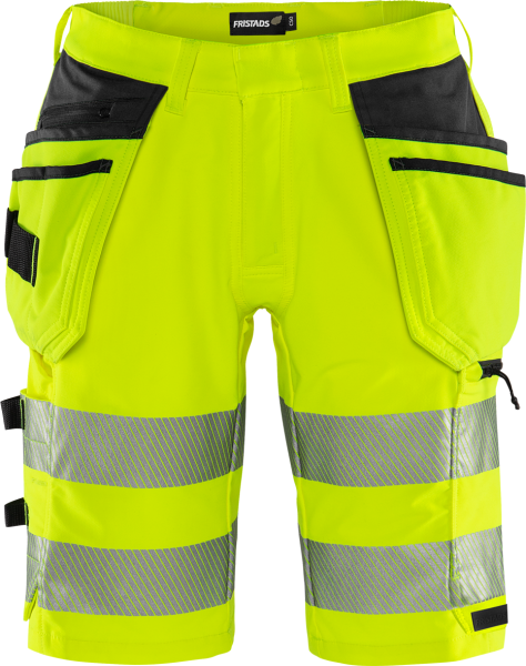 Fristads High Vis Green Handwerker Stretch-Shorts Kl. 2 2646 GSTP