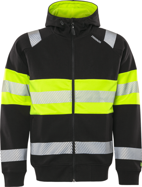 Fristads High Vis Stretch-Kapuzensweatshirt Kl. 1 7532 GKC