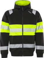 Fristads High Vis Stretch-Kapuzensweatshirt Kl. 1 7532 GKC