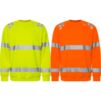 Fristads High Vis Green Sweatshirt Kl. 3 7862 GPSW