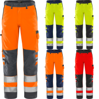 Fristads High Vis Green Hose Kl. 2 2651 GPLU