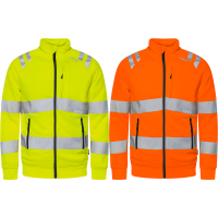 Fristads High Vis Green Sweatjacke Kl. 3 7863 GPSW