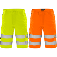 Fristads High Vis Green Shorts Kl. 2 2650 GPLU