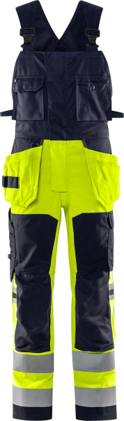 Fristads Flamestat High Vis Handwerker Stretch Latzhose Klasse 2 1170 ATHF